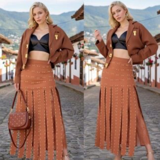 Falda Esencia Terracota