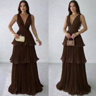 Vestido Valentina Cafe