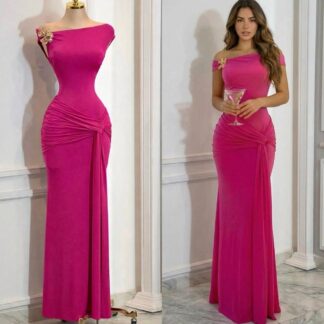 Vestido Elena Fucsia
