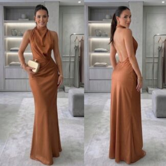 Vestido Alessia Bronce