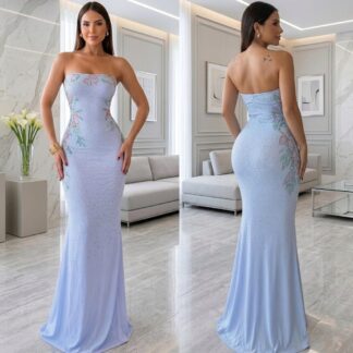 Vestido Andrea Celeste